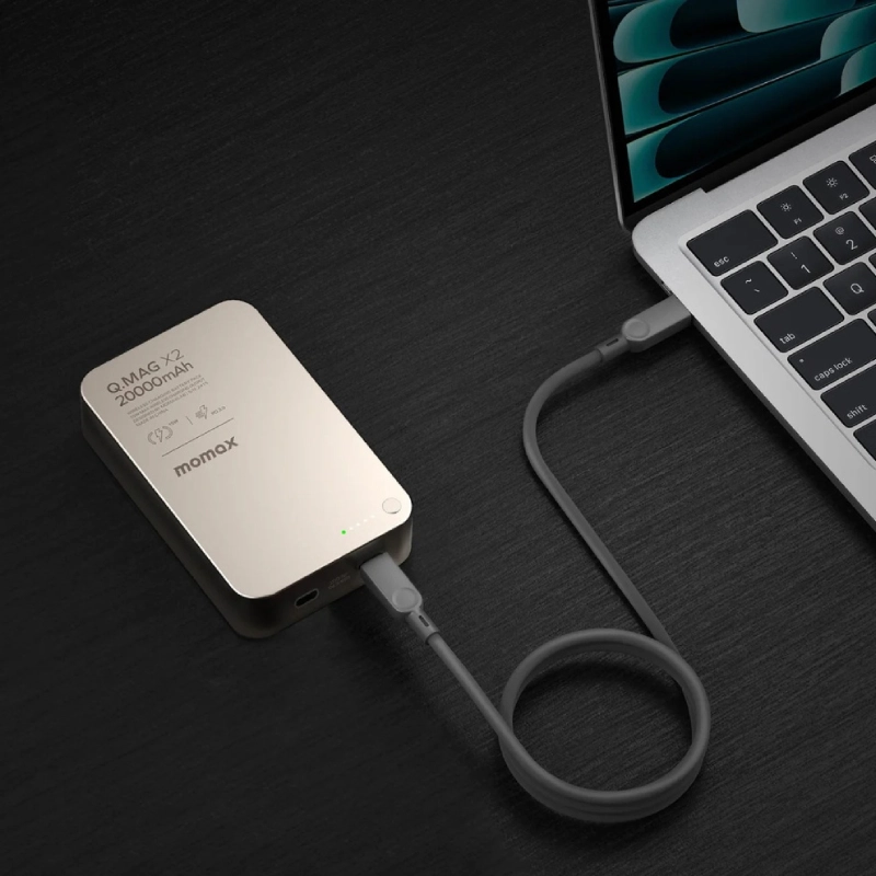 Momax Q.MAG X2 Magnetic Wireless Battery Pack (20000mAh)
